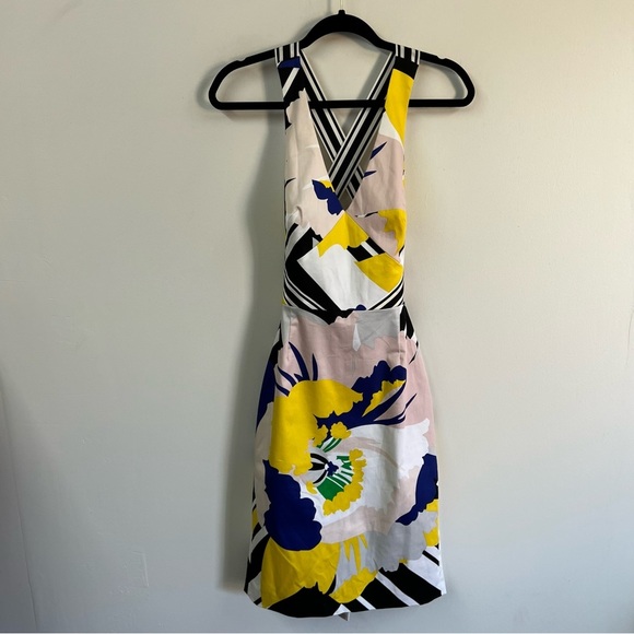 *NEW* Karen Millen Cotton Floral Pencil Dress - Picture 4 of 11